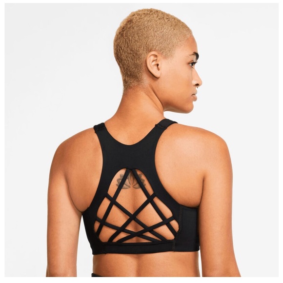 Nike Yoga Dri-FIT Alate Curve Women's Training Bra Size M
Black DQ5269-010 - Picture 2 of 5